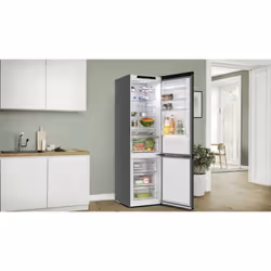 Bosch Serie 4 KGN39OCAF frigorifero con congelatore Libera installazione 363 L A Antracite, Acciaio inox - Vista aggiuntiva 2
