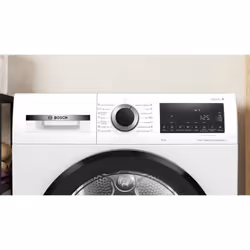 Bosch Serie 6 WQG235D1ES asciugatrice Libera installazione Caricamento frontale 8 kg Bianco - Vista aggiuntiva 2