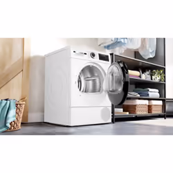 Bosch Serie 6 WQG235D1ES asciugatrice Libera installazione Caricamento frontale 8 kg Bianco - Vista aggiuntiva 3