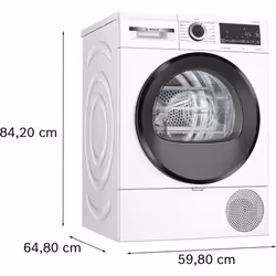 Bosch Serie 6 WQG243C0II Asciugatrice a pompa di calore 9 kg Bianco - Vista aggiuntiva 6