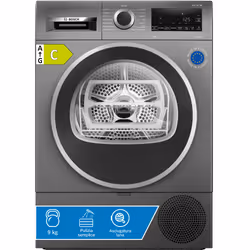 Bosch Serie 6 WQG243DRII Asciugatrice a pompa di calore 9 kg Antracite, Libera installazione, Caricamento frontale, Pompa di  ...