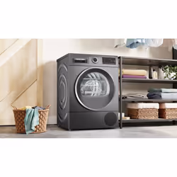 Bosch Serie 6 WQG245DRES asciugatrice Libera installazione Caricamento frontale 9 kg Grigio - Vista aggiuntiva 4