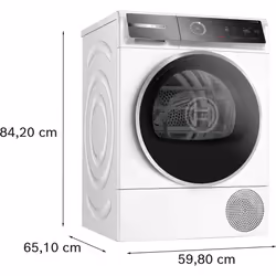 Bosch Serie 6 WQB246C0II Serie 8 Asciugatrice a pompa di calore 9 kg Bianco - Vista aggiuntiva 6