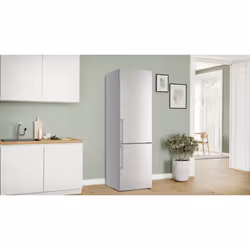 Bosch Serie 6 KGN39AIAU , Frigorifero combinato da libera installazione, 203 x 60 cm, Acciaio spazzolato anti-impronta Classe A