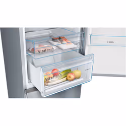 Bosch Serie 4 KGN39VIEB frigorifero con congelatore Libera installazione 368 L E Acciaio inox - Vista aggiuntiva 5
