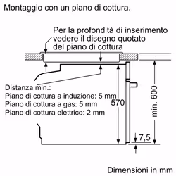 Bosch Serie 4 , Forno con vapore da incasso, 60 x 60 cm, Nero HQA334EB4 - Vista aggiuntiva 6