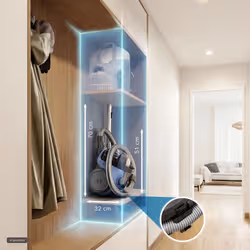 Bosch Serie 2 BGC05LBU2 aspirapolvere a traino 1,5 L A cilindro Secco 700 W Senza sacchetto - Vista aggiuntiva 7