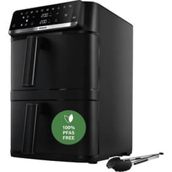 Bosch Serie 6 MAFD661B7 Friggitrice ad aria Doppia 12 L 2800 W Nero