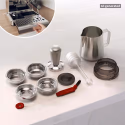 Bosch PFE403C3 Macchina per caffè espresso semiautomatica con macinacaffè 2,8 L 15 bar Acciaio inox - Vista aggiuntiva 6