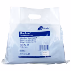 Compresse assorbenti BeeSana®, non sterili, 10 x cm, 1 confezione = 25 pezzi pz - Vista aggiuntiva 2