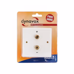 Dynavox 206437 presa energia 2x Banana Bianco