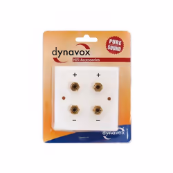 Dynavox 206438 presa energia 2x Banana Bianco