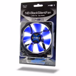 Noiseblocker XE1, Ventilatore, Nero, Blu
