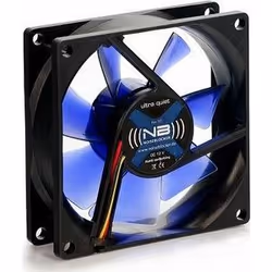 Noiseblocker BlackSilentFan XE2, Ventilatore, 9,2 cm, 1800 Giri/min, 65 m³/h, Nero
