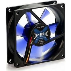 Noiseblocker BlackSilentFan XE2 Case per computer Ventilatore 9,2 cm Nero
