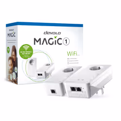 Devolo Magic 1 WiFi Starter Kit 1200 Mbit/s Collegamento ethernet LAN Wi-Fi Bianco 2 pz - Vista aggiuntiva 3