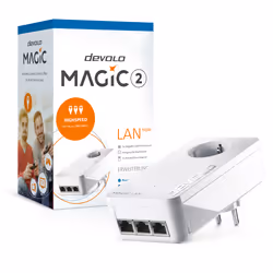 Devolo Magic 2 LAN triple 2400 Mbit/s Collegamento ethernet LAN Bianco 1 pz - Vista aggiuntiva 3