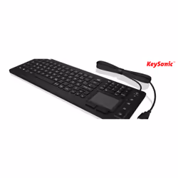 KeySonic KSK-6231INEL tastiera USB QWERTZ Tedesco Nero
