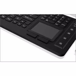 KeySonic KSK-6231INEL tastiera USB QWERTZ Tedesco Nero