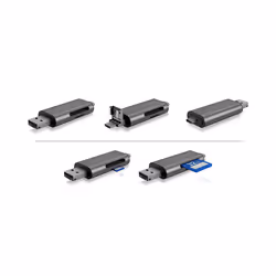 ICY BOX IB-CR200-C lettore di schede USB 2.0 Nero
