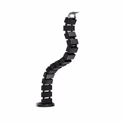 ICY BOX IB-MSA104-CM, Supporto per cavo, Pavimento, ABS sintetico, Policarbonato, Nero