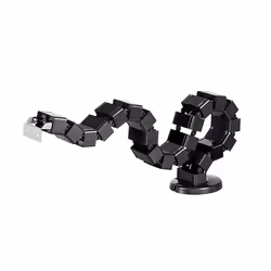 ICY BOX IB-MSA104-CM Pavimento Supporto per cavo Nero 1 pz