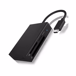ICY BOX IB-CR401-C3 lettore di schede USB 3.2 Gen 1 (3.1 Gen 1) Type-C Nero - Vista aggiuntiva 5