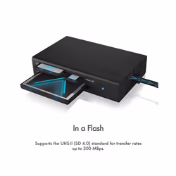 ICY BOX IB-CR401-C3 lettore di schede USB 3.2 Gen 1 (3.1 Gen 1) Type-C Nero - Vista aggiuntiva 7