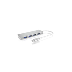 ICY BOX IB-HUB1425-C3 USB 3.2 Gen 1 (3.1 Gen 1) Type-C 5000 Mbit/s Argento