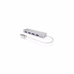 ICY BOX IB-HUB1425-C3 USB 3.2 Gen 1 (3.1 Gen 1) Type-C 5000 Mbit/s Argento