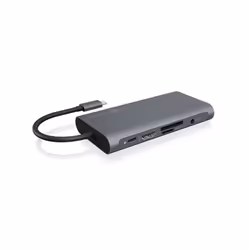 ICY BOX IB-DK4040-CPD Cablato USB 3.2 Gen 1 (3.1 Gen 1) Type-C Antracite, Nero - Vista aggiuntiva 5