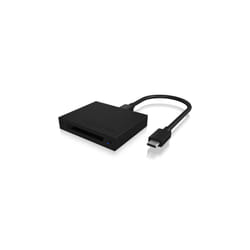 ICY BOX IB-CR402-C31 lettore di schede USB 3.1 (Gen 2) Type-C™ Nero