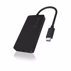 ICY BOX IB-HUB1429-CPD USB 3.2 Gen 2 (3.1 Gen 2) Type-C 10000 Mbit/s Nero - Vista aggiuntiva 5