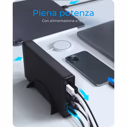 ICY BOX IB-382H-C31 Box esterno HDD/SSD Nero 2.5/3.5" - Vista aggiuntiva 5