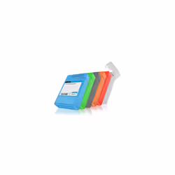 ICY BOX IB-AC602b-6, Custodia a sacchetto, Plastica, Blu, Verde, Grigio, Arancione, Rosso, Bianco, 3.5", Ogni marca, Antipolv ...