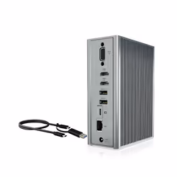 ICY BOX IB-DK2262AC Cablato USB 3.2 Gen 1 (3.1 Gen 1) Type-C Antracite - Vista aggiuntiva 6