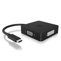 ICY BOX IB-DK1104-C adattatore grafico USB Nero