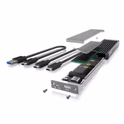 ICY BOX IB-1817MC-C31 Box esterno SSD Grigio M.2 - Vista aggiuntiva 5