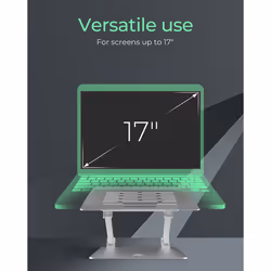 ICY BOX IB-NH300 Supporto per Argento 17" - Vista aggiuntiva 7