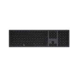 KeySonic KSK-8023BTRF tastiera Universale Bluetooth QWERTZ Tedesco Antracite, Nero