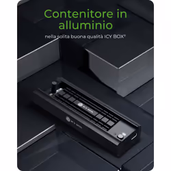 ICY BOX IB-180MC-C31 Box esterno SSD Nero M.2 - Vista aggiuntiva 7