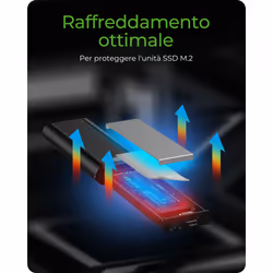 ICY BOX IB-1807MT-C31 Box esterno SSD Nero M.2 - Vista aggiuntiva 6