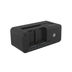 ICY BOX IB-2924MSCL-C31 docking station per unità di archiviazione USB 3.2 Gen 2 (3.1 Gen 2) Type-C Nero