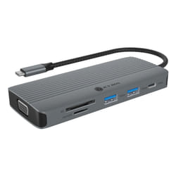 ICY BOX IB-DK4040a-CPD Cablato USB 3.2 Gen 1 (3.1 Gen 1) Type-C Alluminio, Argento