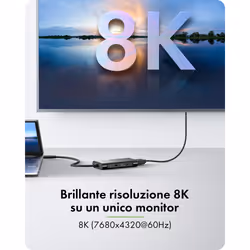 ICY BOX Adattatore da USB Type-C a 3x HDMI - Vista aggiuntiva 3