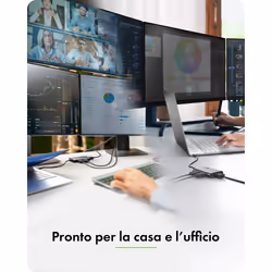 ICY BOX Adattatore da USB Type-C a 3x HDMI - Vista aggiuntiva 4