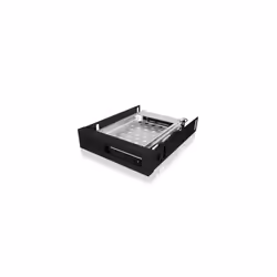 ICY BOX IB-2217StS, 8,89 cm (3.5"), Vassoio per unità di memorizzazione, Nero, 2.5", SATA, SATA II, SATA III, Alluminio, Plas ...