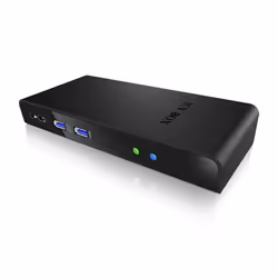 ICY BOX IB-DK2241AC Cablato USB 3.2 Gen 1 (3.1 Gen 1) Type-A Nero - Vista aggiuntiva 5