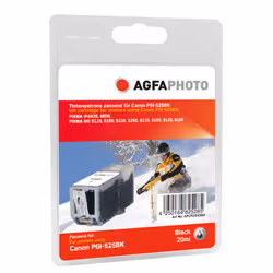 AgfaPhoto APCPGI525BD, Nero, Inchiostro a base di pigmento, 1 pz