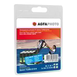 AgfaPhoto APET128SETD cartuccia d'inchiostro 4 pz Nero, Ciano, Magenta, Giallo